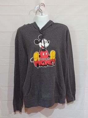 Disney Mickey Mouse Dark Gray Pullover Hoodie
